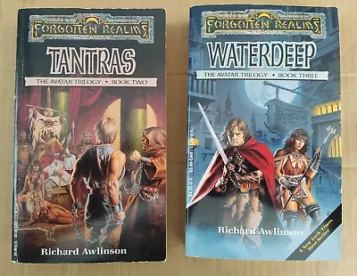 FORGOTTEN REALMS Book 2-3 AVATAR Trilogy Waterdeep Tantras Richard Awlinson • $8