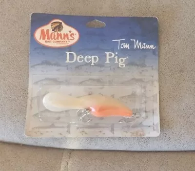Tom Mann's Deep Pig Razorback Fishing Lue NIB • $8.50