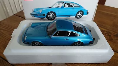 Schuco 1/18 1:18 1 18 Scale Diecast 45 002 9700 Porsche 911 Coupe Blue PRO R18 • $189.44