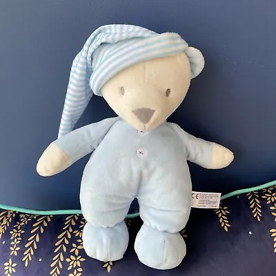Sainsburys TU My 1st Bedtime Bear Blue Grow And & Play Teddy Plush Soft Toy • £12
