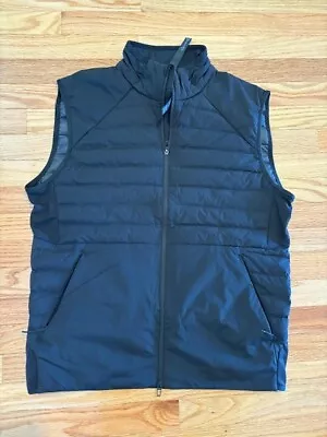 Lululemon Puffer Vest Size L Goose Down Primaloft Black • $62