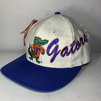 Vintage Apex One Florida Gators Script Snapback Hat Cap Adjustable W/ Tags • $59.95