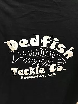 Men’s  T-Shirt. Black XL Vintage “Dedfish Tackle Co”Anacortes WA Vintage • $25