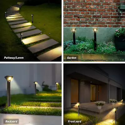 LED Motion Sensor Pathway Lights Outdoor Waterproof Motion Detector Lamp For Ou • $33.41
