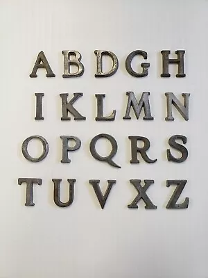 Metal Letters And Numbers 7/8 Inch Long Roman Font *price Per Letter • $4.99