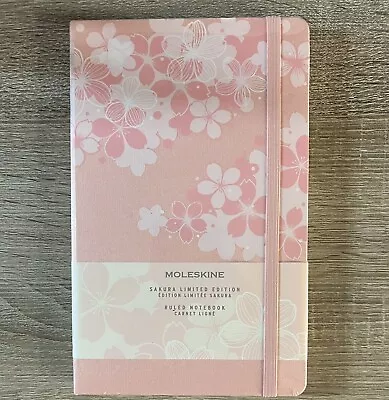 Moleskine Limited Edition Sakura Ruled Notebook 240 LINED PAGES 5 X 8¼ • $19.99