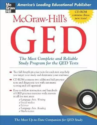 GED : The Most Complete And Reliable Study Program For The GED Tests By Patricia • $16