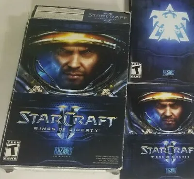 Starcraft II 2 Wings Of Liberty 2010 Blizzard Apple Mac Windows PC Video Game • $18.99