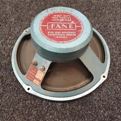 Vintage Fane  122/10 12  Guitar Loudspeaker Chassis  • £39.99