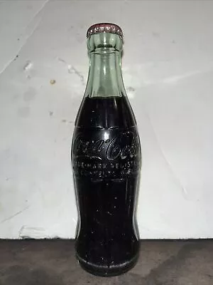 Full 6 Oz. Early Embossed Coca Cola Soda Bottle Marion S.C. • $11.99