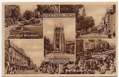£5.99 • Buy 1960 Multiview Postcard Croydon Surrey