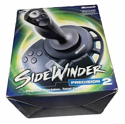 Microsoft SideWinder Precision Pro 2.0 Video Game PC Controller Joy Stick & Box • $55