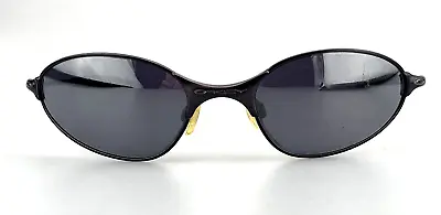 Oakley C Wire Vintage Sunglasses Dark Carbon BROKEN For PARTS • $112.19