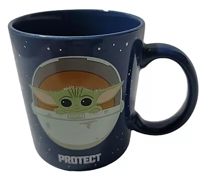 Baby Yoda Grogu Coffee Mug 20 Oz. Star Wars Mandalorian Snack Attack Protect • $9.99