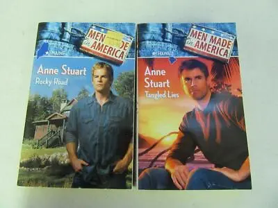 COMPLETE SET (2) ANNE STUART Romance Books MEN MADE IN AMERICA SERIES Rocky Road • $11.95