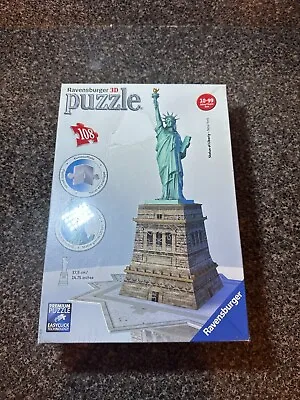 Ravensburger 3D Puzzle 108 Pieces Statue Of Liberty • $18