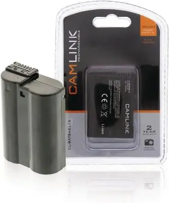 Camlink Rechargeable EN-EL15 Lithium-Ion Camera Battery 7.2V 1920mAh For Nikon • £62.92