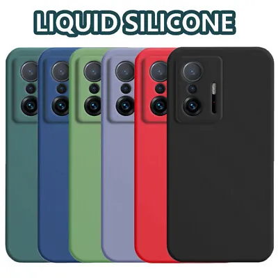 For Xiaomi 13T Pro 12T 11T Redmi Note 13 12 11 10 Pro Liquid Silicone Case Cover • $4.09