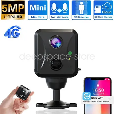 1080P 4G SIM/TF Card IP Camera MINI Waterproof CCTV Home Car Security Camera IR • £41.99