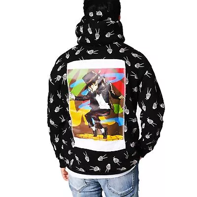 Men's Printed Hoodie Michael Jackson Black Sweater Slim FREE EXPRESS SHIPPING • $44