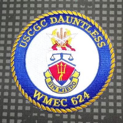 USCG US Coast Guard Cutter Dauntless WMEC-624 Full Color Patch • $7.95