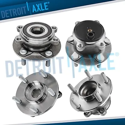 Front And Rear Wheel Hub & Bearings For 2014 2015 2016 2017 2018 Mazda 3 Sport • $161.22