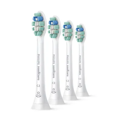 $52 • Buy 4pc Philips Sonicare C2 Optimal Plaque Defence F/Click-On Handle Toothbrush Head