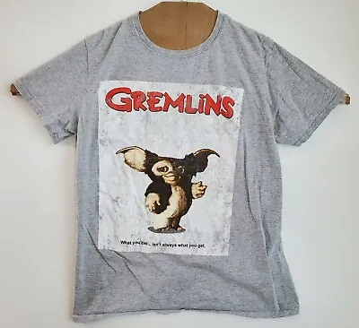 Gremlins Gizmo Shirt Adult Medium Gray What You See Isn't Always What You Get • $6.99