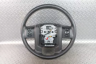 08-16 F250 Black Leather Driver Column Steering Wheel Controls OEM Factory • $239.99