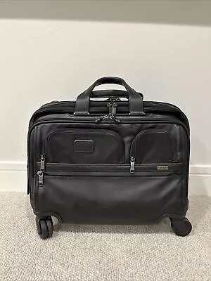 Tumi Alpha 3 Deluxe 4-Wheel Laptop Case Brief • $733.33