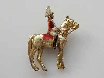 Rare Victorian Queens Life Guard Cavalry Soldier Brooch Attic Box Find • £25