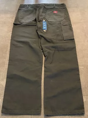 NWT Dickies Carpenter Utility 38x31 Relaxed Green Jeans Baggy Y2K Loose Skater • $18.88