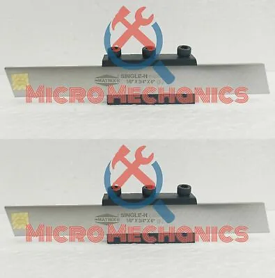 2x Lathe Parting Off Tool T-Type Clamp Myford Boxford HSS Blade 1/8  X 3/4  X 6  • $60.74