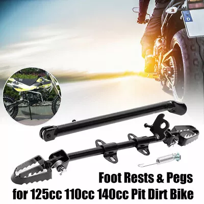 $21.99 • Buy PIT DIRT BIKE SIDE STAND FOOT PEG REST 125cc 110cc 140cc FOOTRESTS FOOTPEGS 