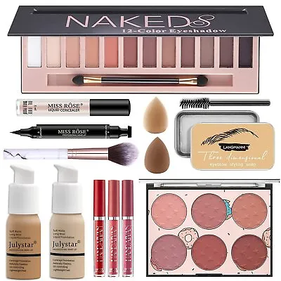 All In Professional Makeup Kit For Women Full Kit Includes 12 Colors Eyeshad... • $29.03