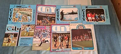 Bulk Lot Of Manchester City Programmes Listed • £2.50