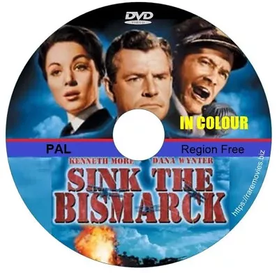 SINK THE BISMARCK In COLOUR DVD • £8.99