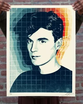 SHEPARD FAIREY - Obey - David Byrne - Limited Edition - Hand Signed Print • £80