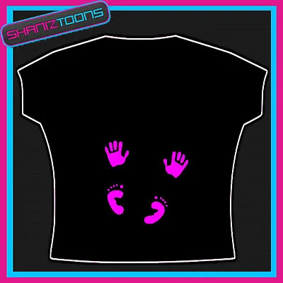 Mum To Be Baby Hands Feet T Shirt • £9.49