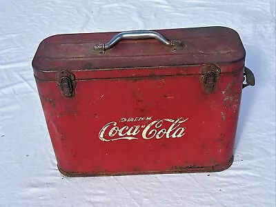 Vintage Coca-Cola Coke Airline Stainless Cooler Ice Chest • $299