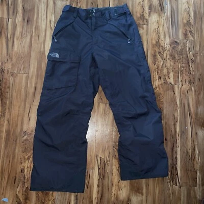 $55 • Buy THE NORTH FACE HYVENT INSULATED Lined SNOWBOARD SKI SNOW PANTS Gray MENS L