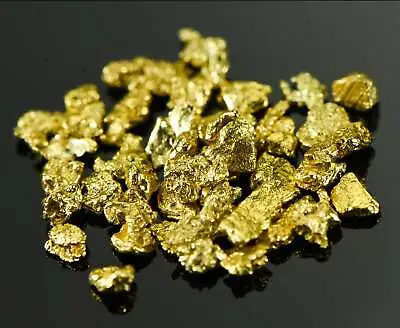 Alaskan Yukon Gold Rush Nuggets 12 Mesh .05 Troy Oz. 1.55 Grams Or 1 DWT • $131.65