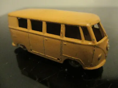 Vintage Diecast BUDGIE TOYS Volkswagen VW Micro Bus VAN No12 Grey Wheels! • $34.99