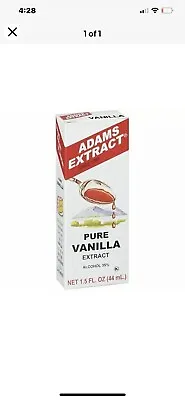 Adams Pure Vanilla Extract Flavoring 1.5oz Bottles (Pack Of 3) • $44.97