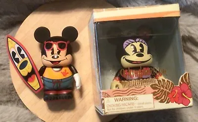 Disney Store Hawaii Exclusive Surfer Mickey & Hula Minnie Vinylmation  3  • $35