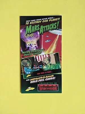 Mars Attacks! (1996 Tim Burton Movie) Widevision Topps Trading Cards MINT • £1.99