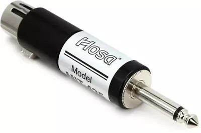 Hosa MIT-435 Impedance Transformer XLR3F To 1/4 In TS FREE SHIPPING • $22.95