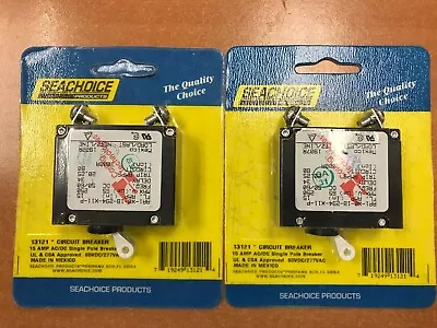 Circuit Breaker Ac Or Dc Single Pole Panel Breakers 2 Pack 15 Amp 13121 Marine  • $49.07