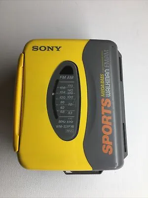 $49.99 • Buy Vintage Sony Walkman Sports FM/AM Radio Cassette Player