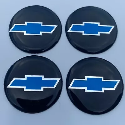 $19.99 • Buy Chevrolet Chevy Blue Red Bowtie  Center Cap Wheel Emblem Rally Camaro Truck Etc,